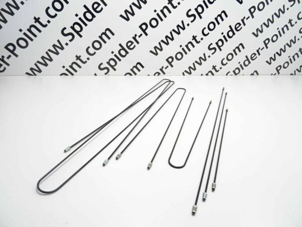 brake line set (metal) Fiat 124 Spider