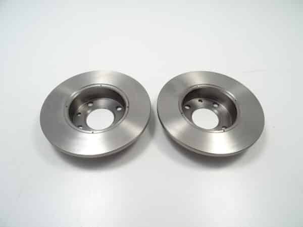 brake disk front - 84 1 Set (2 Piece) left an right to chassis number ...5506003 Fiat 124 Spider