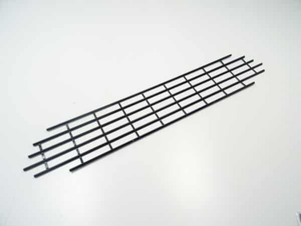 grill front upper black 74-85 Euro/US Fiat 124 Spider