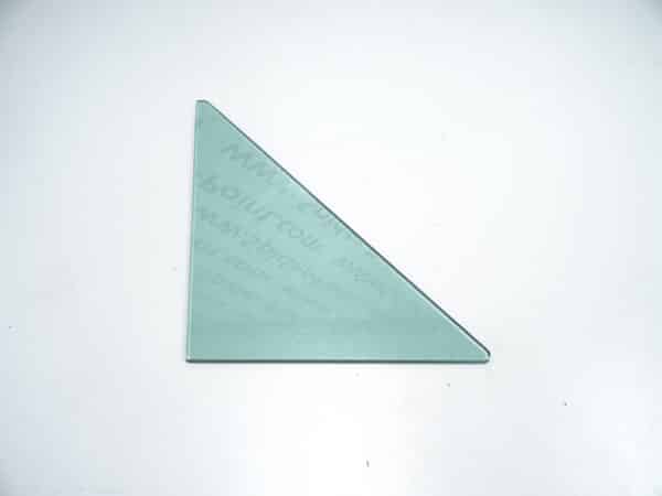 quarter window without hole for mirror 83-85 Fiat 124 Spider