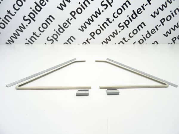 steel frame quarter window rear right/left Fiat 124 Spider