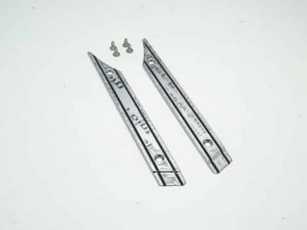 Chrome strip retrofit set for side part up to -82 incl. 4 x screws Fiat 124 Spider