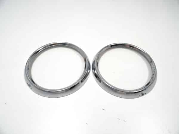 Headlight trim ring 79-85 set chrome Fiat 124 Spider