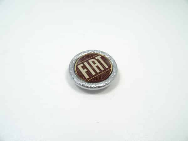 emblem "FIAT" silver plastic Fiat 124 Spider