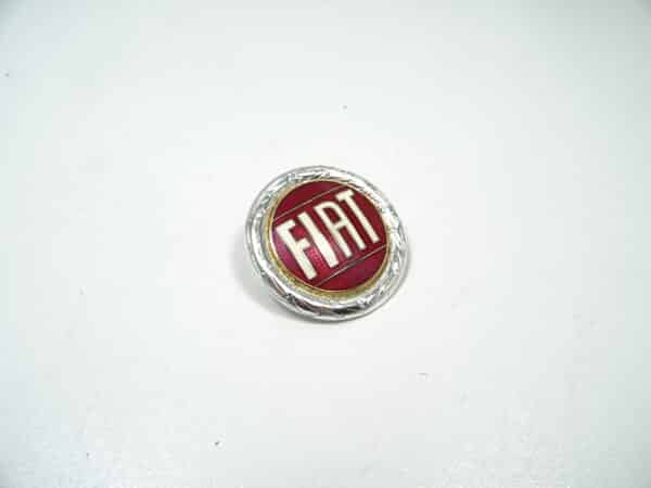 Emblem FIAT 66-82 silver metal FIAT 124 Spider