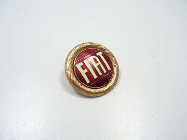 emblem "FIAT" bronce / metal (55mm) Fiat 124 Spider