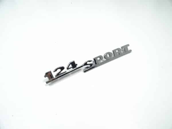 emblem "124 Sport" Fiat 124 Spider