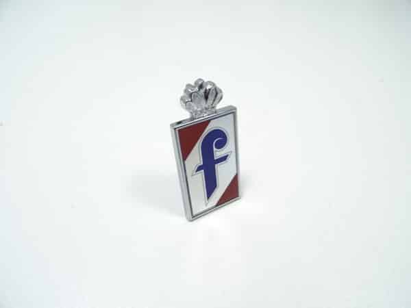 emblem Pininfarina with crown Fiat 124 Spider
