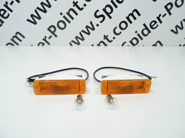 turn signal under bumper Fiat 124 Spider