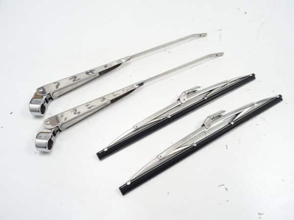 wiper arms/blades stainless (31 cm blades system) Fiat 124 Spider