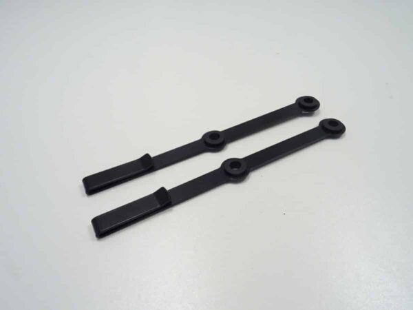 Safety belt guide set universal FIAT 124 Spider