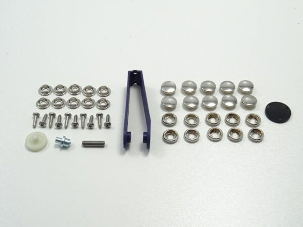 knobset 10 pieces incl. tool Fiat 124 Spider