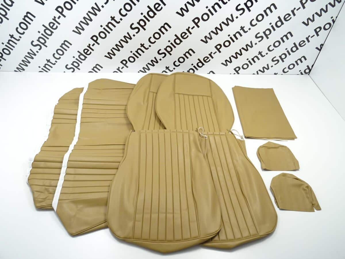 seat covers synthetic leather 66-78 fiat 124 spider