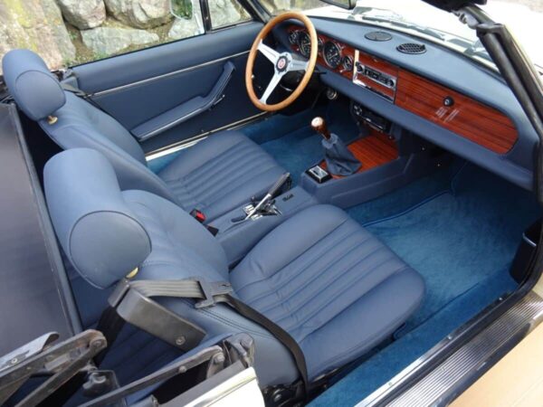 Leather interior, color of your choice including removal / installation Fiat 124 Spider