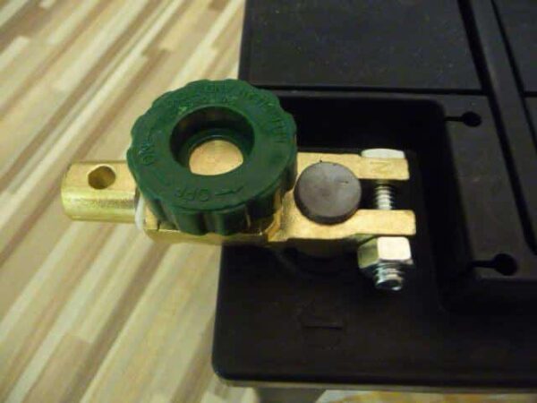 battery switch off Fiat 124 Spider