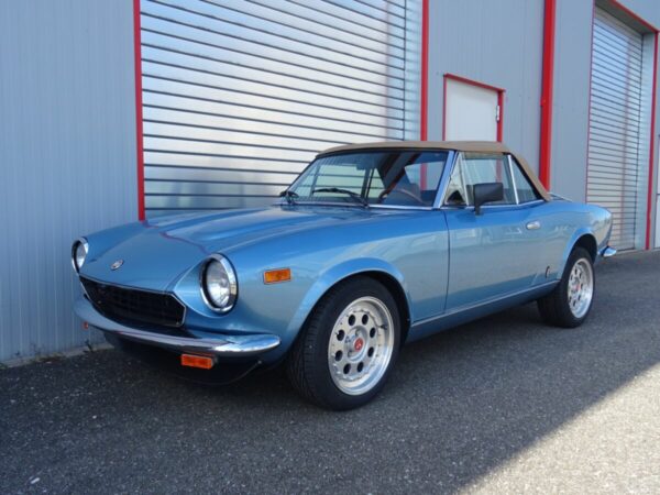 Bumper conversion from US to chrome version Fiat 124 Spider