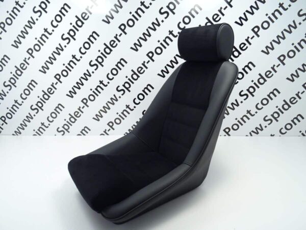 seat Abarth fabric/leatherl black Fiat 124 Spider