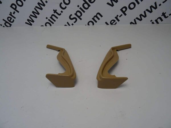 dashboard end cap tan set 2-piece Fiat 124 Spider