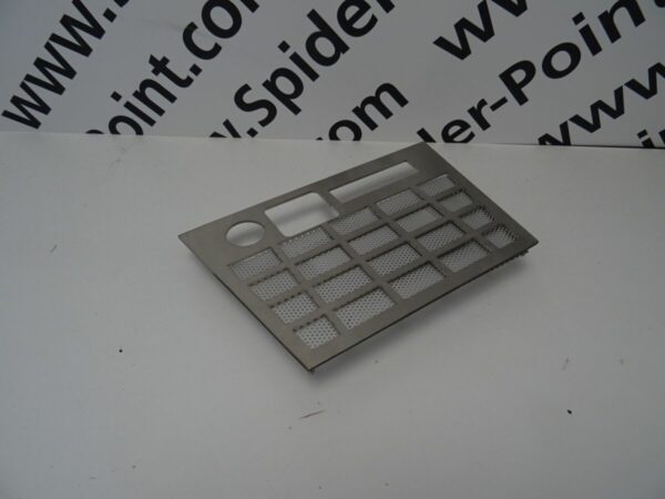 Cover radio console up to year 78 Ground stainless steel Fiat 124 Spider