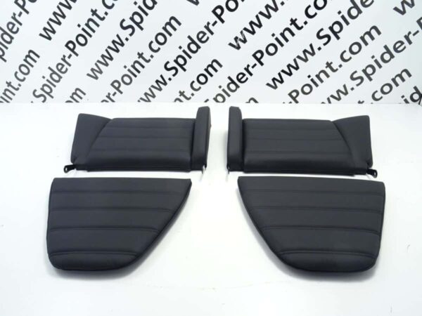 rear seats 2-piece leather black Porsche