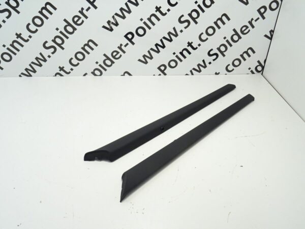 upper door rail set Leather black (2-Pieces) 86-99 Porsche
