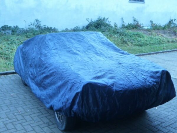 car cover blue Fiat 124 Spider