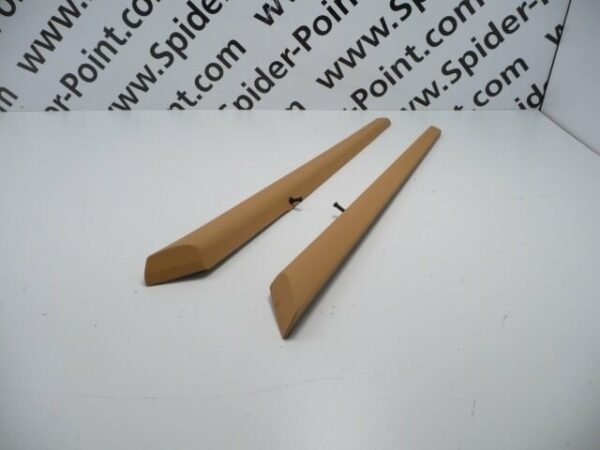 Upper door rail set 69-73 leather beige Porsche 911