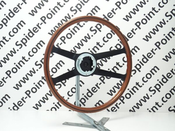 wood steering wheel 42 cm with mounting parts (without horn pad) in exchange