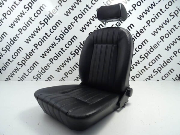 Seats ( 2 pieces ) Universal synthetic leather type A black 79-85 Fiat 124 Spider