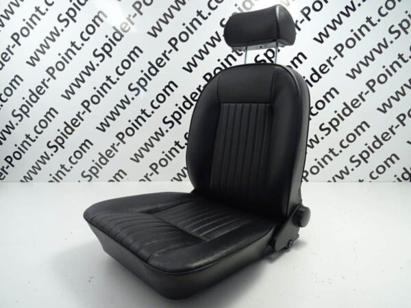 Seats (2 pieces) universal vinyl black 66-78 Fiat 124 Spider