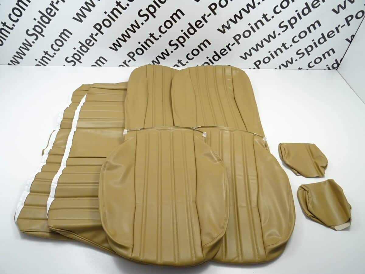 seat covers synthetic leather 79-85 fiat 124 spider