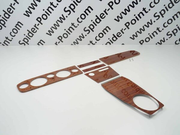 wood set 79-80 mahogany fiat 124 spider