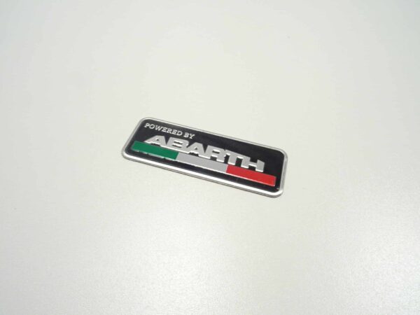 powered by abarth lettering self-adhesive fiat 124 spider