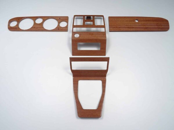 Wooden set automatic transmission digital clock 83-84 Mahagony fiat 124 spider