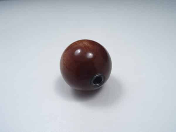 Shifter knob round 83-85 Mahagony fiat 124 spider