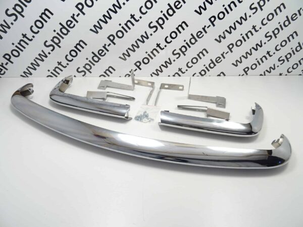 Bumper conversion kit chrome version for 74-85 models Fiat 124 Spider