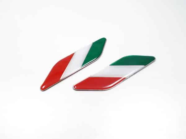 Emblem flag Italy FIAT 124 Spider